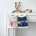 Зимняя одежда для собак в Корейском стиле, искусственное пальто для щенков, одежда для йоркширского померанского мальтского бишона, пуделя