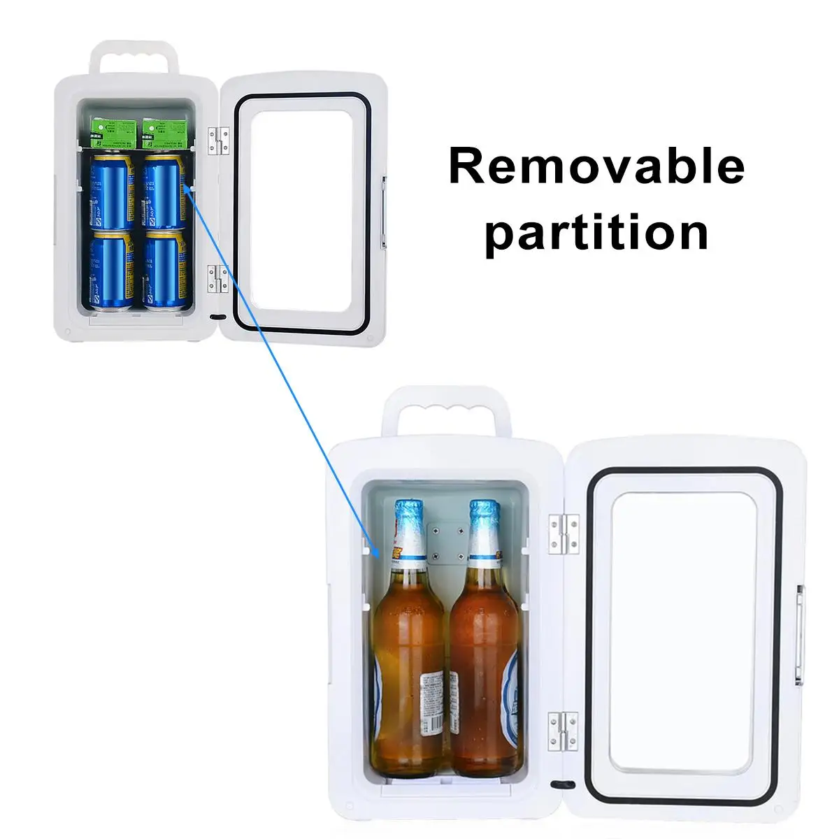 12 В/220 В мини-холодильник для автомобиля подогреватель электрический холодильник