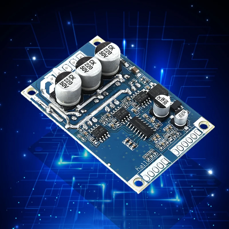 

DC 12V-36V 15A 500W Brushless Motor Controller Hall BLDC Driver Board