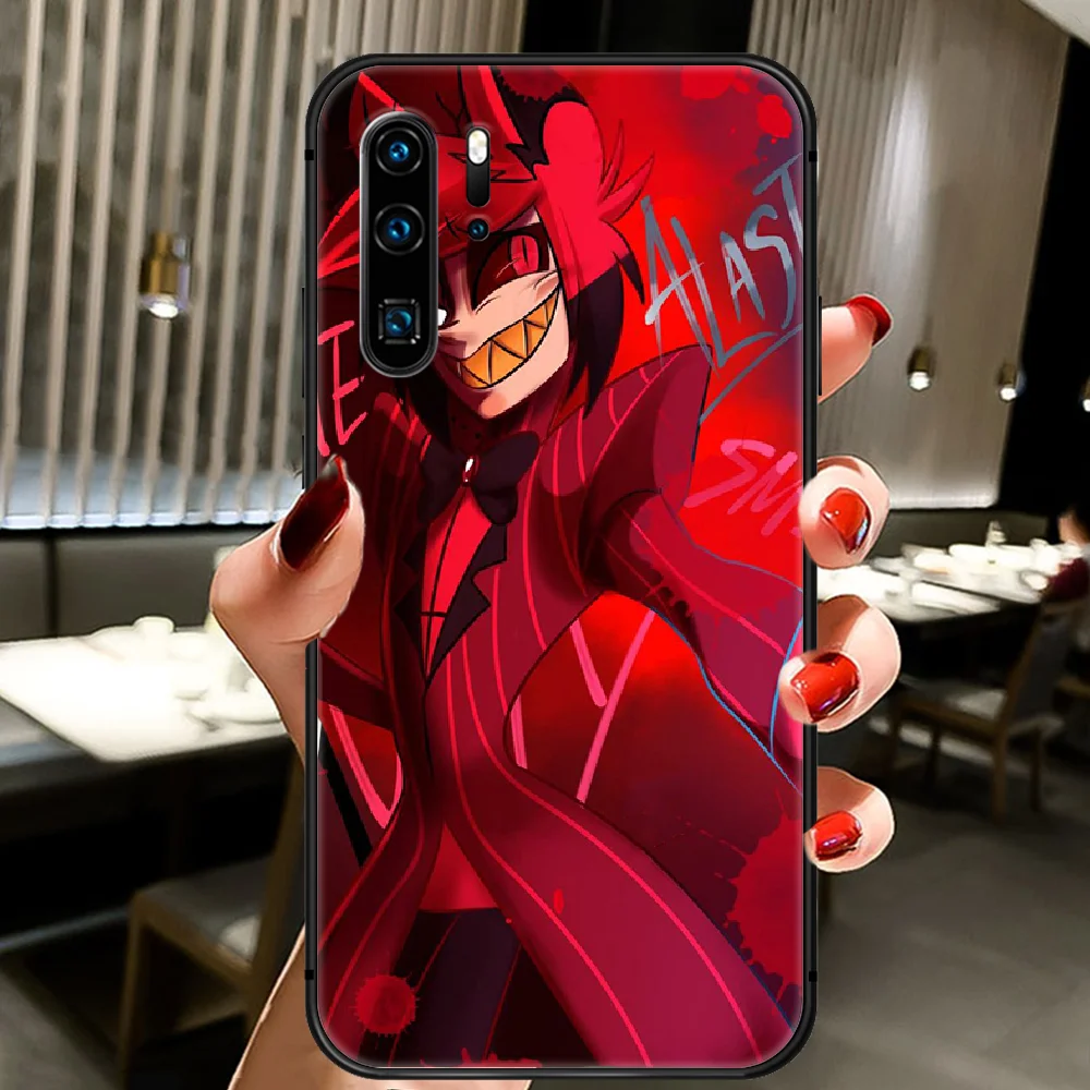 

Anime Harzbin Hotel Phone Case Cover Hull For Huawei P8 P9 P10 P20 P30 P40 Lite Pro Plus Smart Z 2019 black Back Fashion Coque