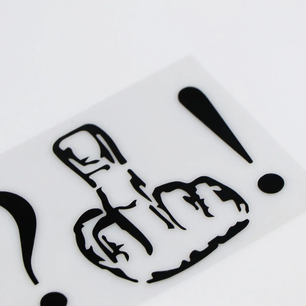 

YOJA 17.9X7.8CM Warning NO Distant Light NO Whistle Creative Car Sticker Decals ZT4-0136