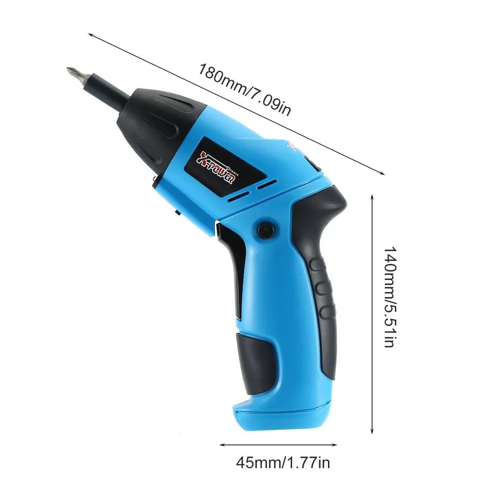 X power 6V Аккумуляторный Электрический шуруповерт набор беспроводной дрель