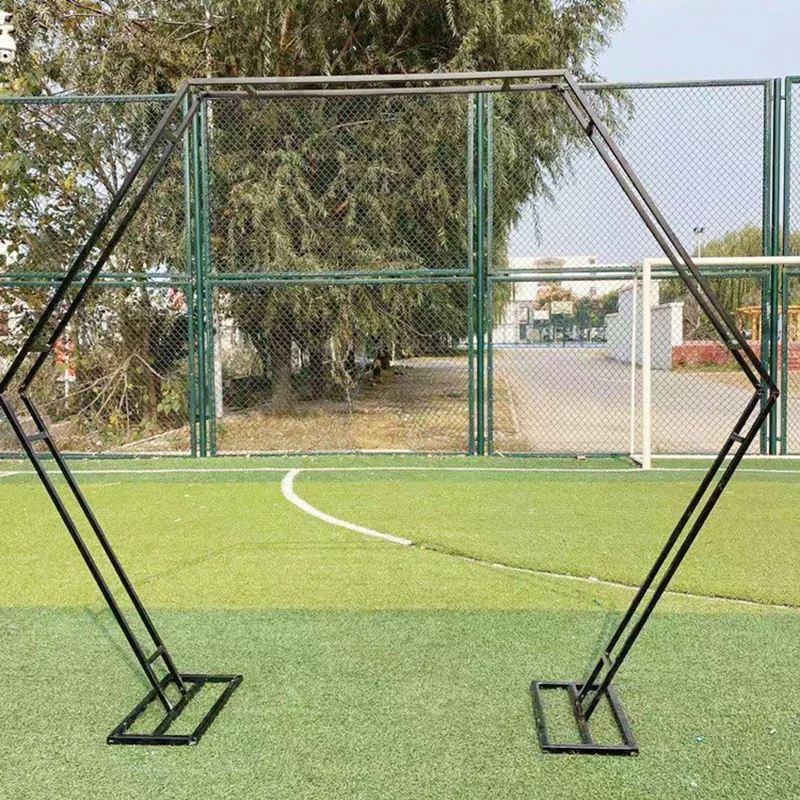 Двойная Рама в форме пятиугольника металлическая квадратная стойка для свадьбы