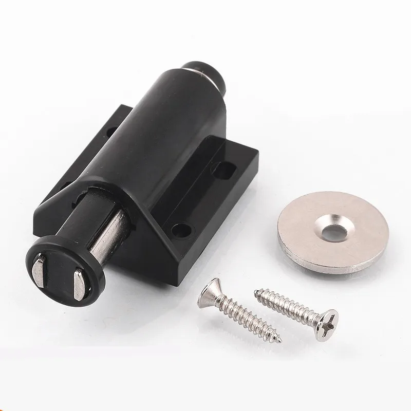 

1PCS Magnetic Cabinet Door Catches Auto Catch Snap Spring Switch Kitchen Door Stop Drawer Soft Quiet Close Closer Damper Buffers