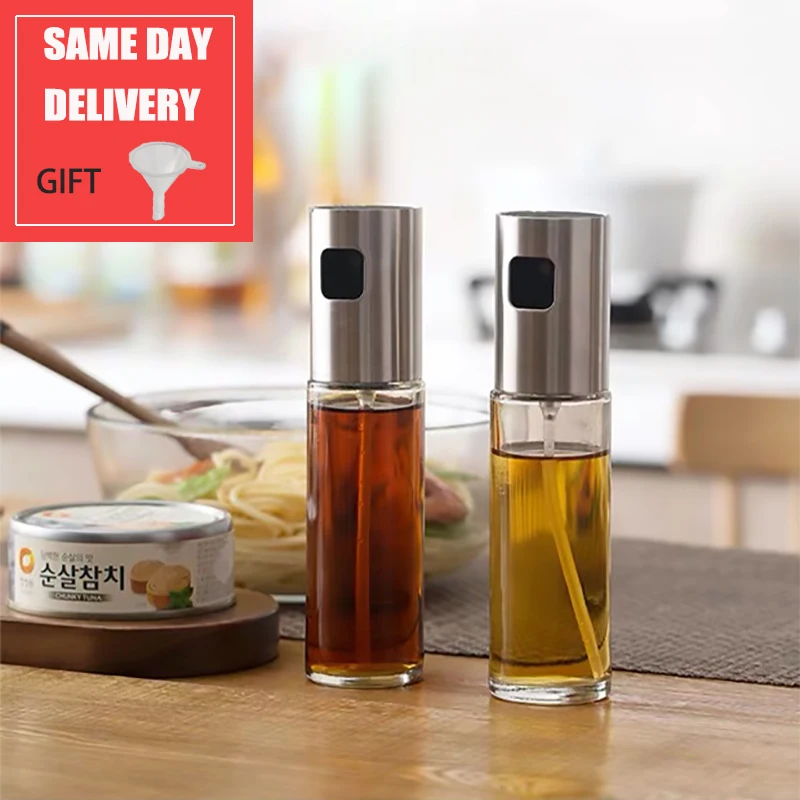 

Baking Olive Oil Spray Bottle Oil Vinegar Spray Bottles Water Pump Gravy Boats Grill BBQ Sprayer BBQ Kitchen Tools Salad