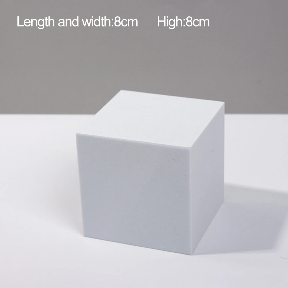 INS фотография куб фото реквизит пенопласт геометрический для фотосъемки чистый