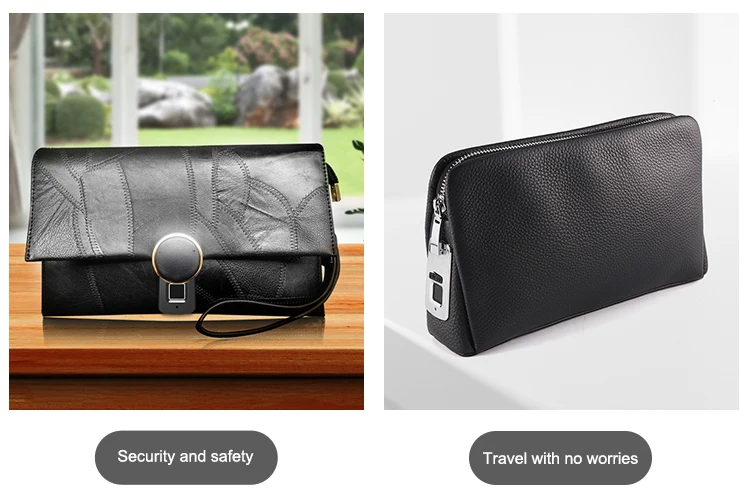 

Anti-theft Fingerprint lock High-Tech Smart Bag Lock Access Control Lock Embedded lock for handbag wallet backpack Safety