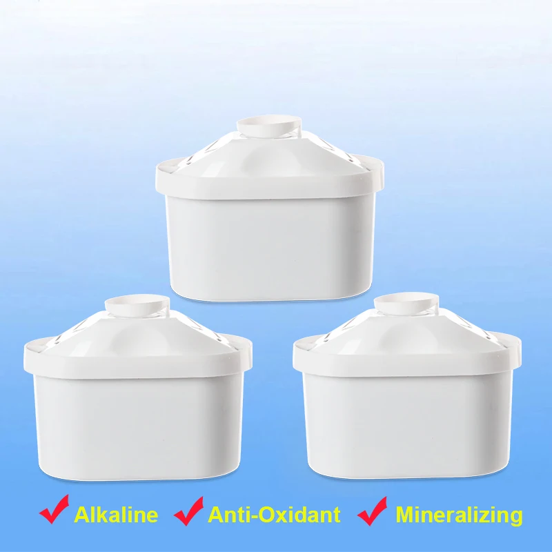 Water Filter Cartridge Universal Jugs Home Purifier for Jar Brita Maxtra Decalcification |