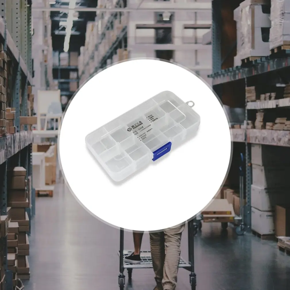 1218 пластиковая коробка для инструментов прозрачная электронные компоненты