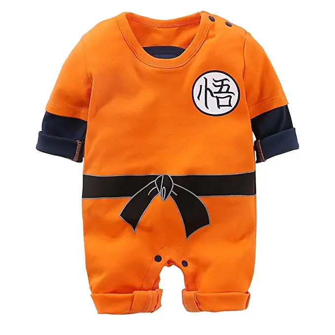 Sun Goku Coldker; высококачественная одежда для малышей; детские комбинезоны с героями мультфильмов; стильные детские комбинезоны с длинными рукавами; Одежда для маленьких мальчиков и девочек - Цвет: Sun Goku