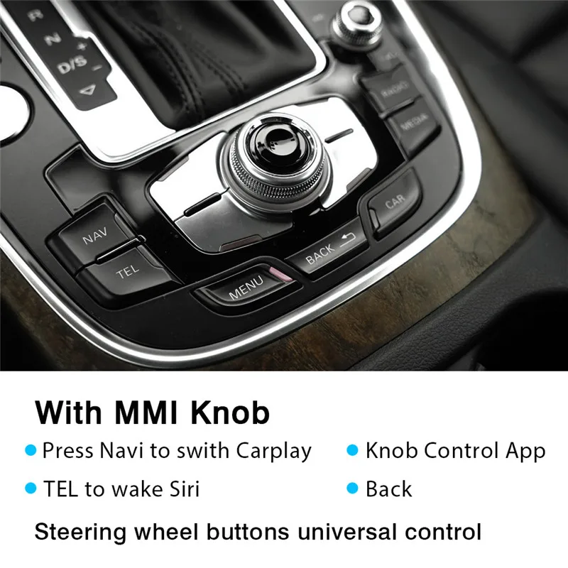 Yeesite wifi беспроводная Apple Carplay для Audi A5 Q5 A4 3GMMI с сенсорным экраном обратная камера