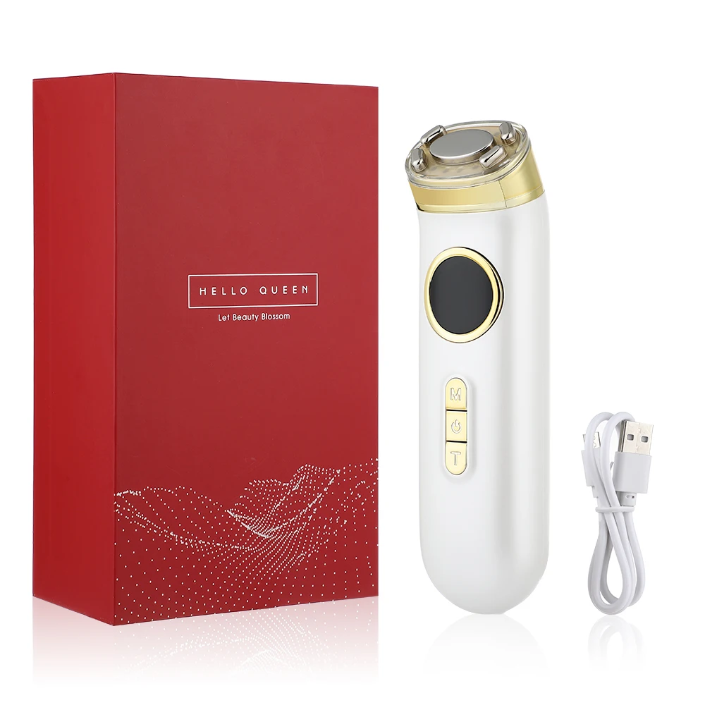 

RF Beauty Device Ultrasonic LED Light Radiofrequency Instrument Anti Wrinkle Skin Rejuvenation Face Lift Machine Skin Care Tool