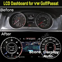 car instrument cluster speedometer gauges dashboard panel lcd monitor miles for volkswagen vw golf 7 r golf7 mk7 gti passat b8