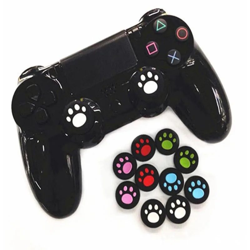 2pcs Cute Thumbstick Grips Caps Gamepad Joystick Cover Case For Sony PlayStation Dualshock 3/4 PS3 PS4 Xbox One 360 Controller