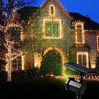 solar powered sky star laser projector stage effect light waterproof outdoor landscape park garden christmas decorative lamp