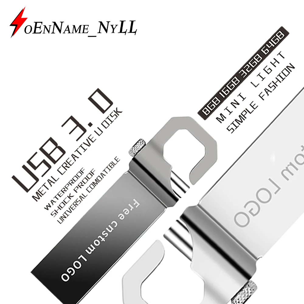 Реальная емкость usb флеш-накопитель ключ usb 3,0 флеш-карта памяти металлическая Флешка 64 ГБ 32 ГБ 16 ГБ 8 ГБ флеш-накопитель 128 ГБ бесплатный логотип на заказ
