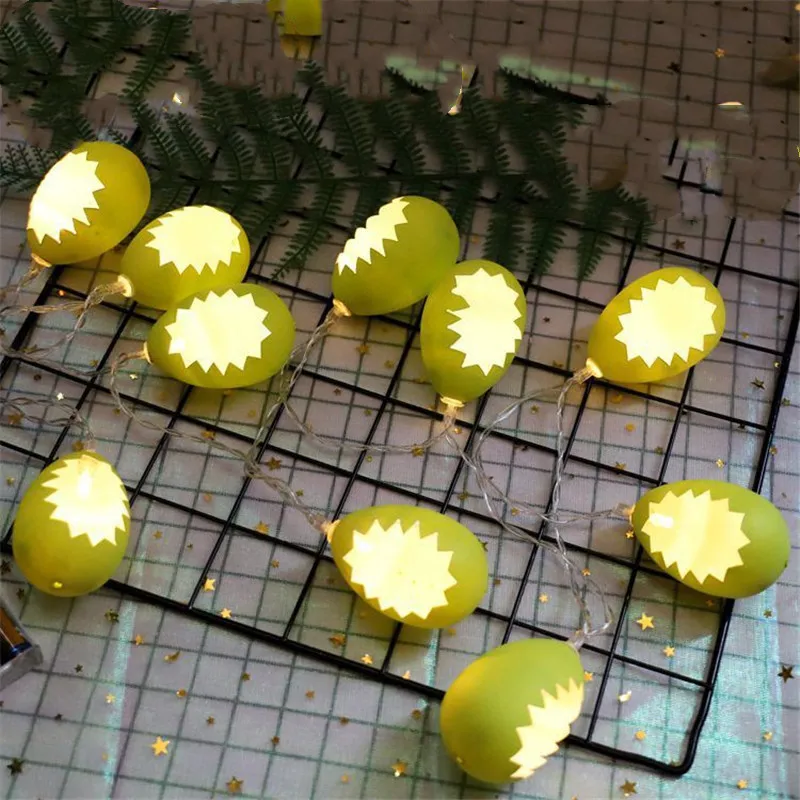 

Easter LED String Lights Broken Eggs Leds Light for Window Cute Hollow Decoration Battery Power Indoor Ornament Fairy Lamp Luces