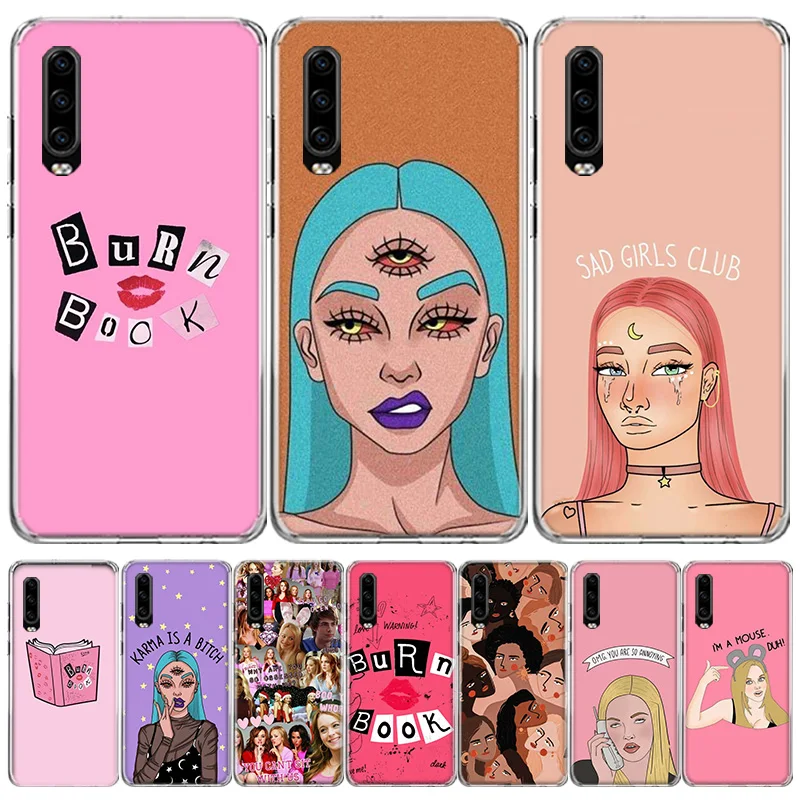 Чехол книжка Mean Girls для телефона Huawei Mate 30 20 10 P40 P30 P20 P10 Pro Lite P Smart Z Plus 2019 2018|Бамперы| |