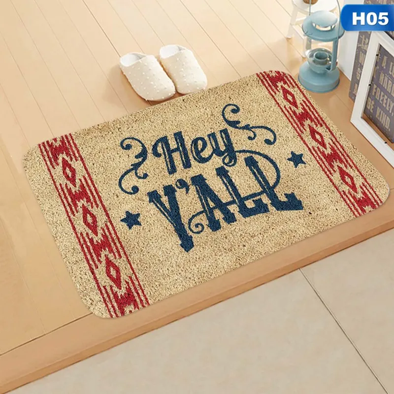 Домашний фланелевый коврик 40x60 см прямоугольный Противоскользящий ковер для