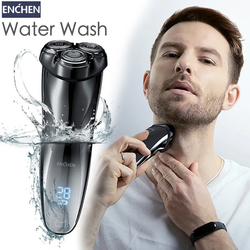 Razor Lcd Power Display Rechargeable Electronic Razor Ipx7 Waterproof Full Body Washable