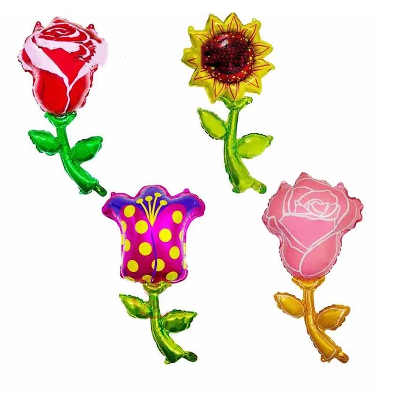 1 шт. фольгированные воздушные шары в виде подсолнуха|Воздушные и аксессуары| |