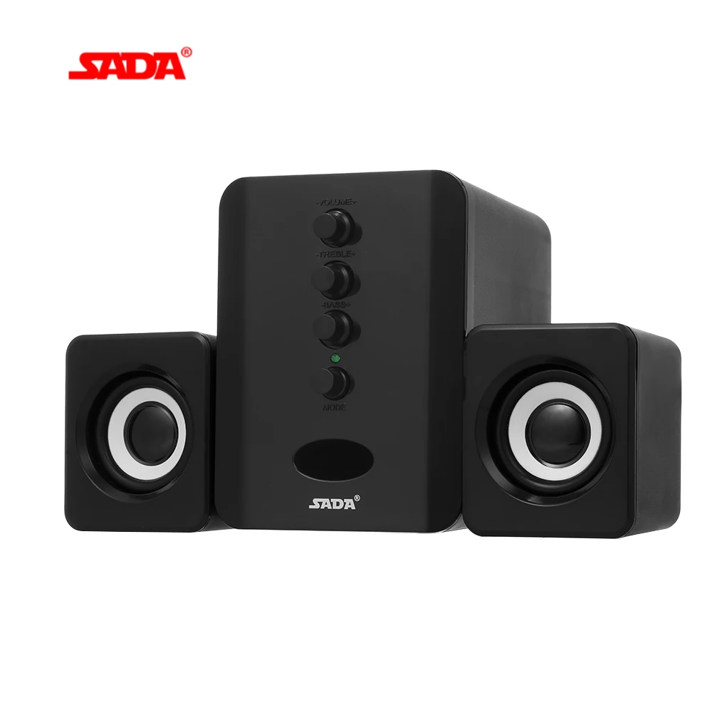 SADA Bluetooth динамик Компьютерные колонки с сабвуфером USB проводной Бас музыкальный плеер звуковая коробка для дома therater Саундбар