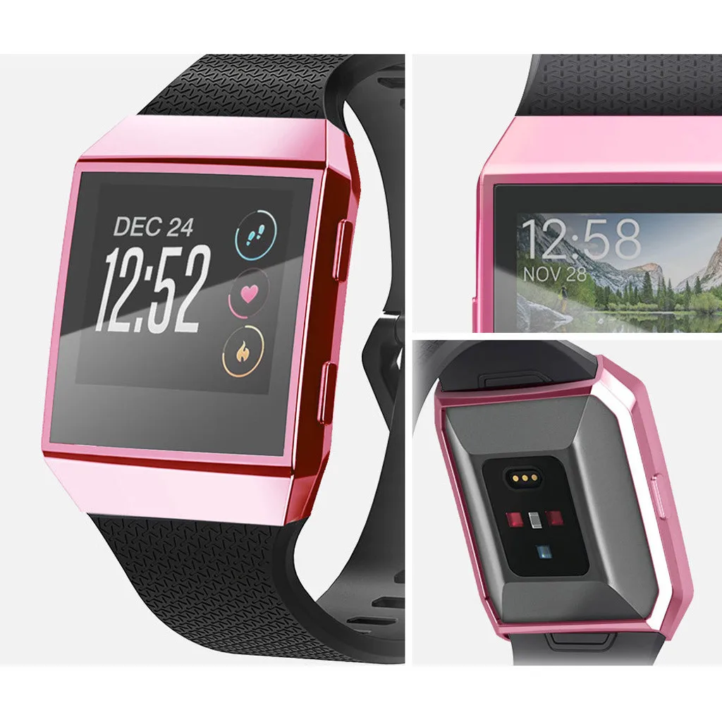20/все вокруг экрана Защитный чехол для Fitbit Ionic Смарт часы покрытие из ТПУ протектор экрана закаленное 3D полное покрытие