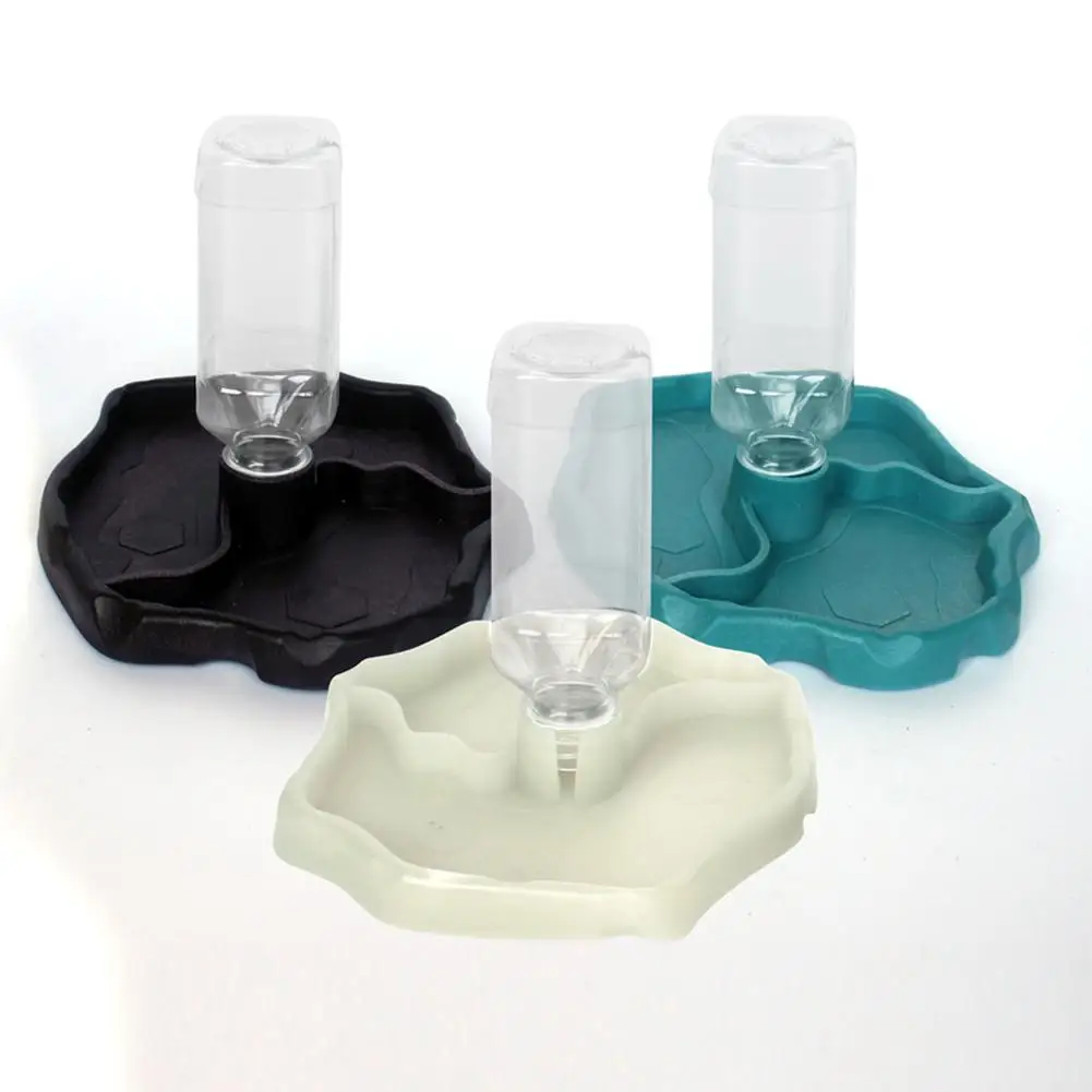 Чаша для кормления питьевой воды 2-в-1 с бутылкой автоматический резервуар