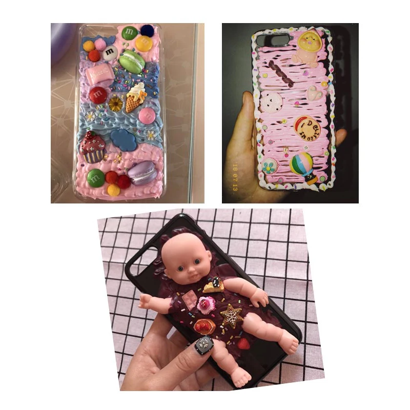 Имитация мини конфетных гранул наклейки для дизайна ногтей 3D женщин девочек дети