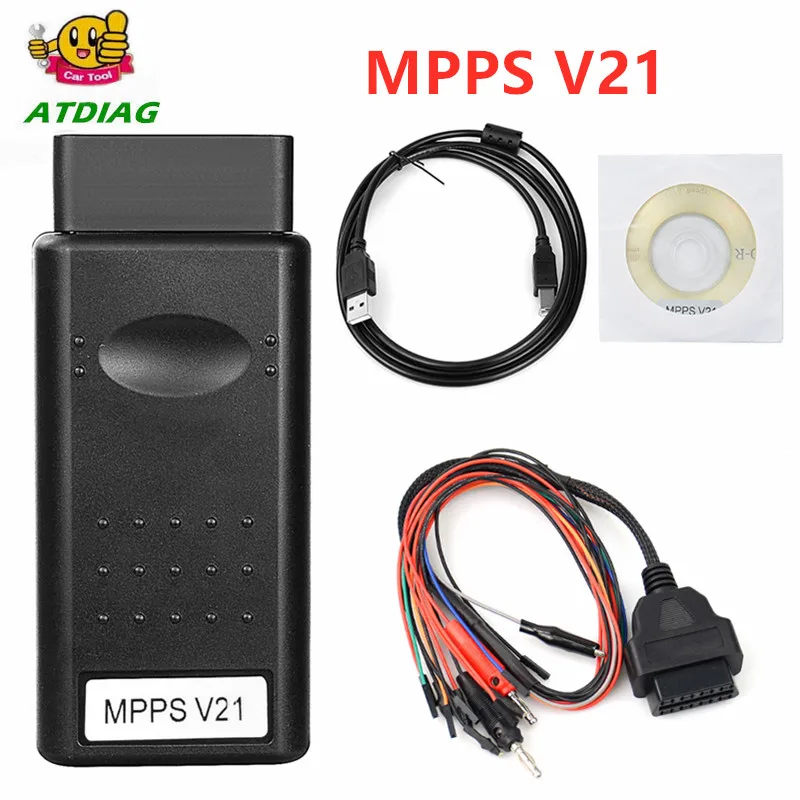 Новое поступление MPPS V21 MAIN + TRICORE MULTIBOOT с разрывным тросом автомобильный