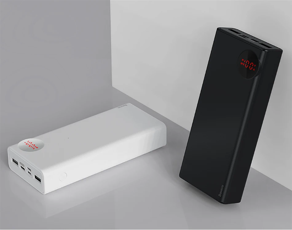 Baseus 20000 мАч Внешний аккумулятор USB C PD Быстрая зарядка 3,0 20000 мАч Внешний аккумулятор для Xiaomi Mi 9 портативное Внешнее зарядное устройство