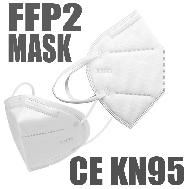 400 1000 шт. FFP2 CE KN95 маска для лица взрослых ffp2mask fpp2 Анти пыль против загрязнения