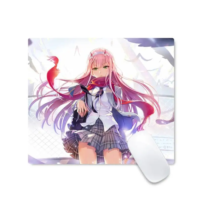 

zero two Laptop Gaming Mice Mousepad Desk Table Protect Game Office Work Mouse Mat pad Non-slip Laptop Cushion