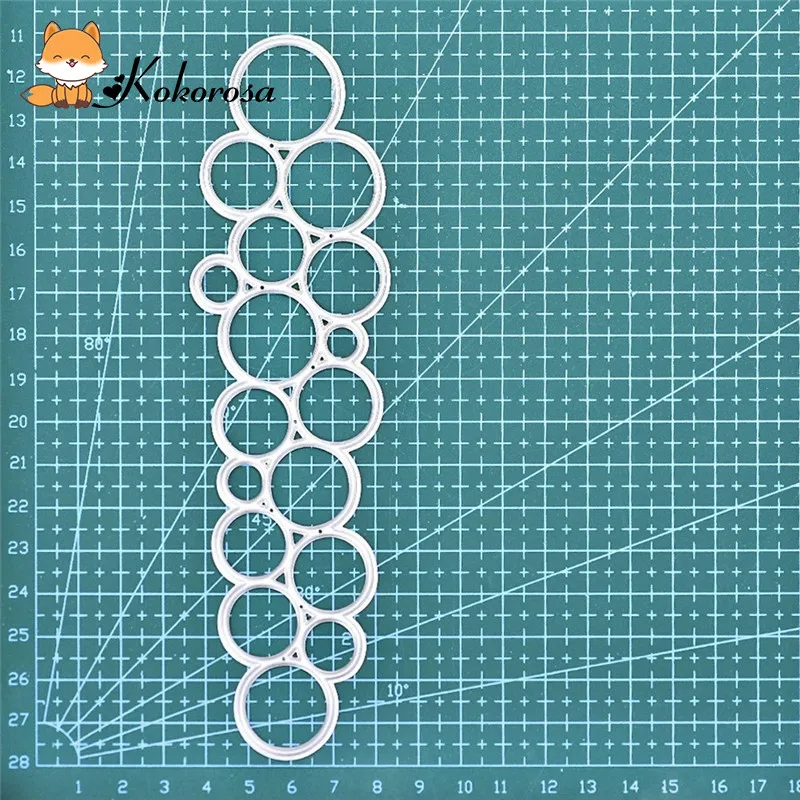 Металлические штампы Kokorosa круглые для скрапбукинга альбом изготовления