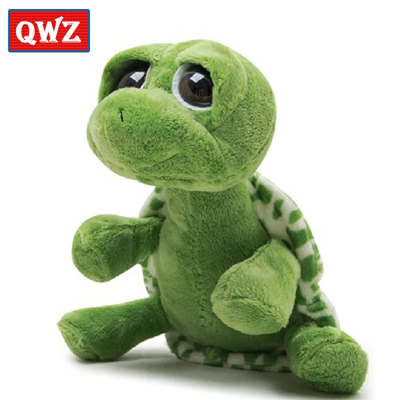 Мягкие плюшевые животные 20 см Супер Зеленые большие глаза мягкая черепаха