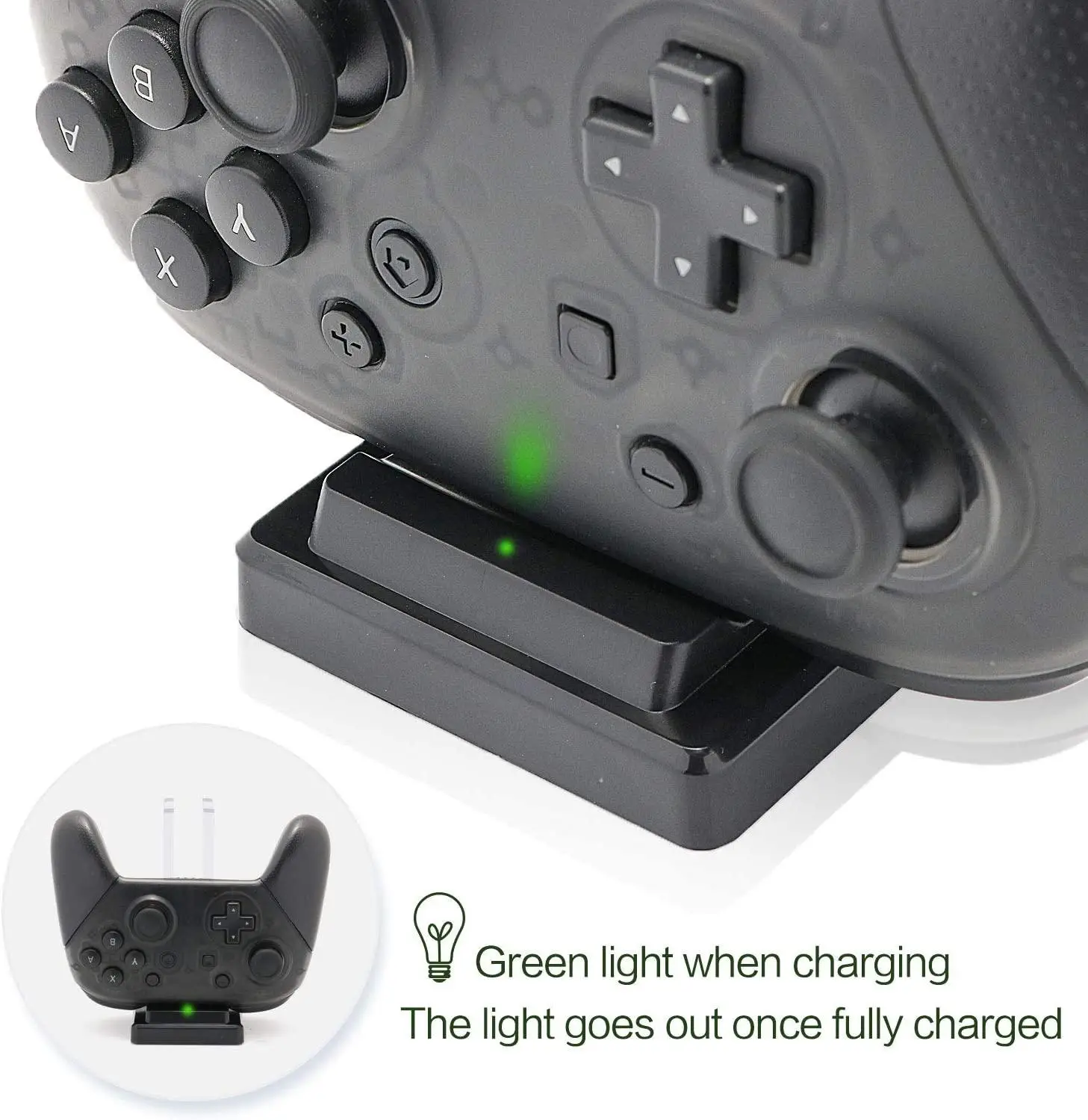 6 in 1 ns switch pro controller charging dock station 5v 2a led joypad charger stand for nintendo switch game accessories free global shipping