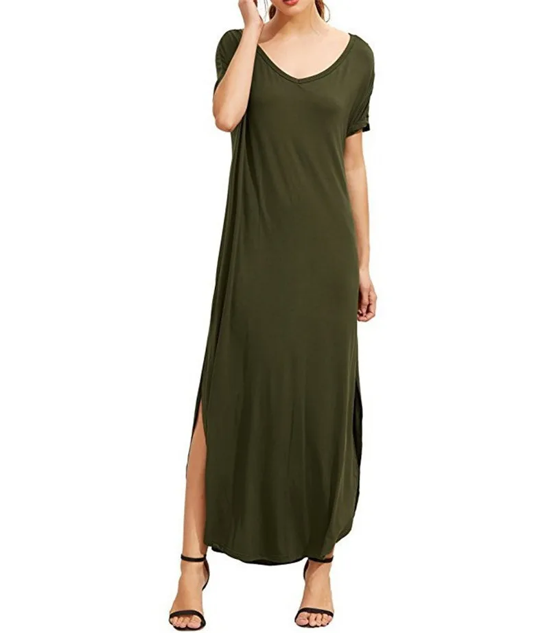 European and American Women's Dresses Bigger Size Sleeve Long | Женская одежда