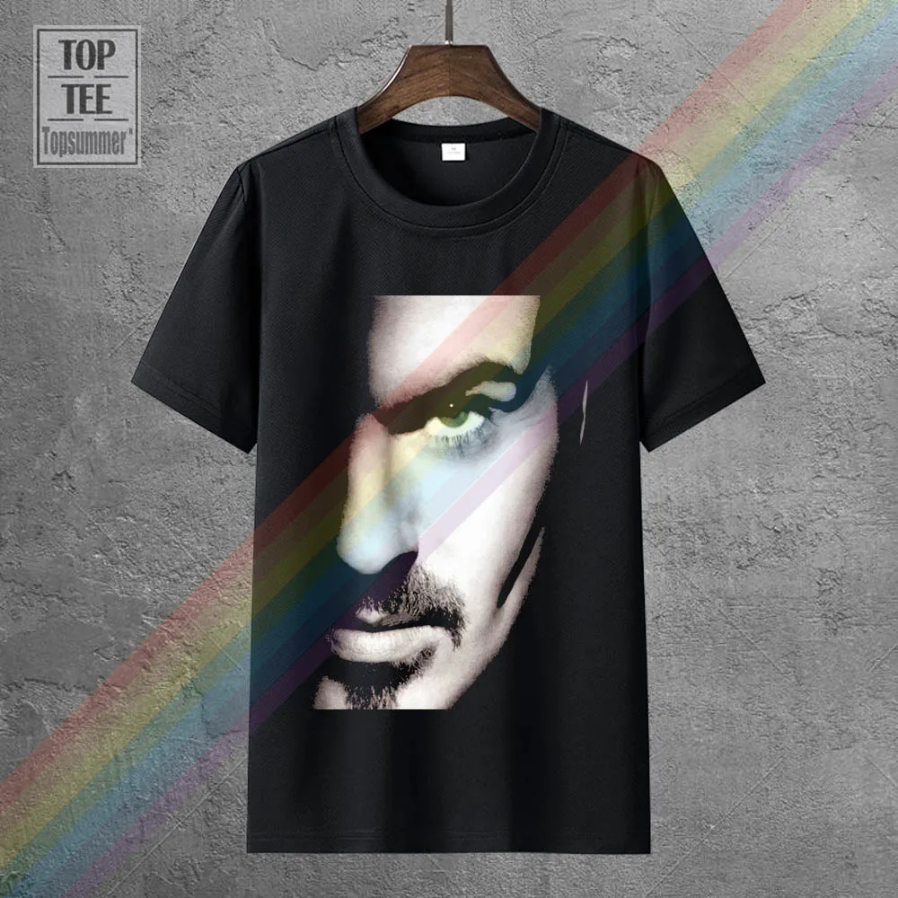 

Elastic Comfortable Wrinkle Resistant Fabric George Michael Singer Pop Star T Shirt