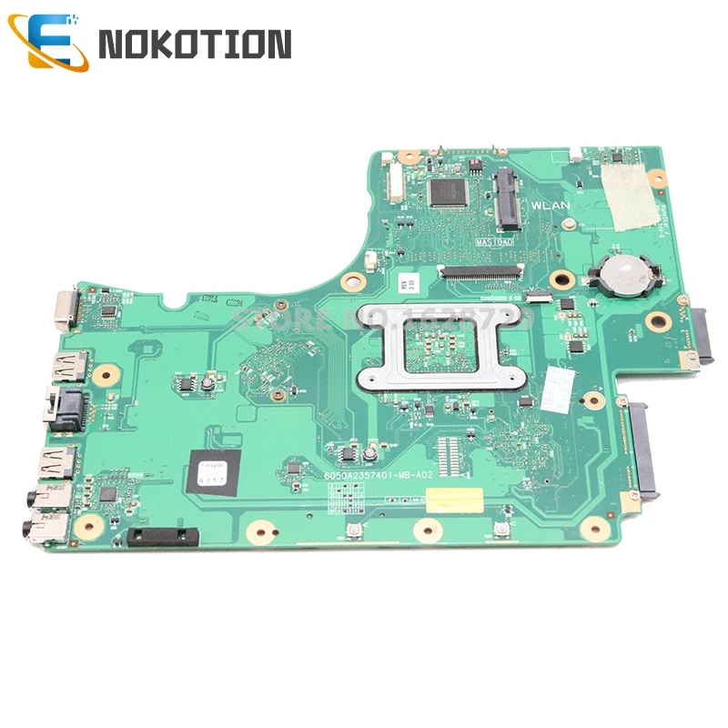 Материнская плата NOKOTION SPS V000225010 PN 1310A2357402 для ноутбука toshiba satellite C650D C655D 6050A2357401 MB A02
