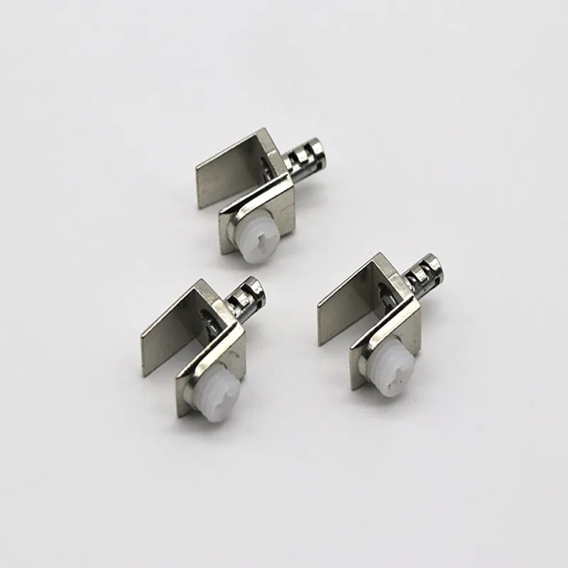 

10 PCS Zinc Alloy Square Glass Bracket Support Expansion Bolts Clip Holder Glass Shelf Screw Hardware Accessories
