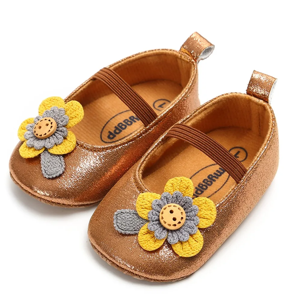 First Walkers Baby Shoes Girls Flower Bling Cuty Pricess Fashion Toddler Kid Schoenen Scarpe Neonata |