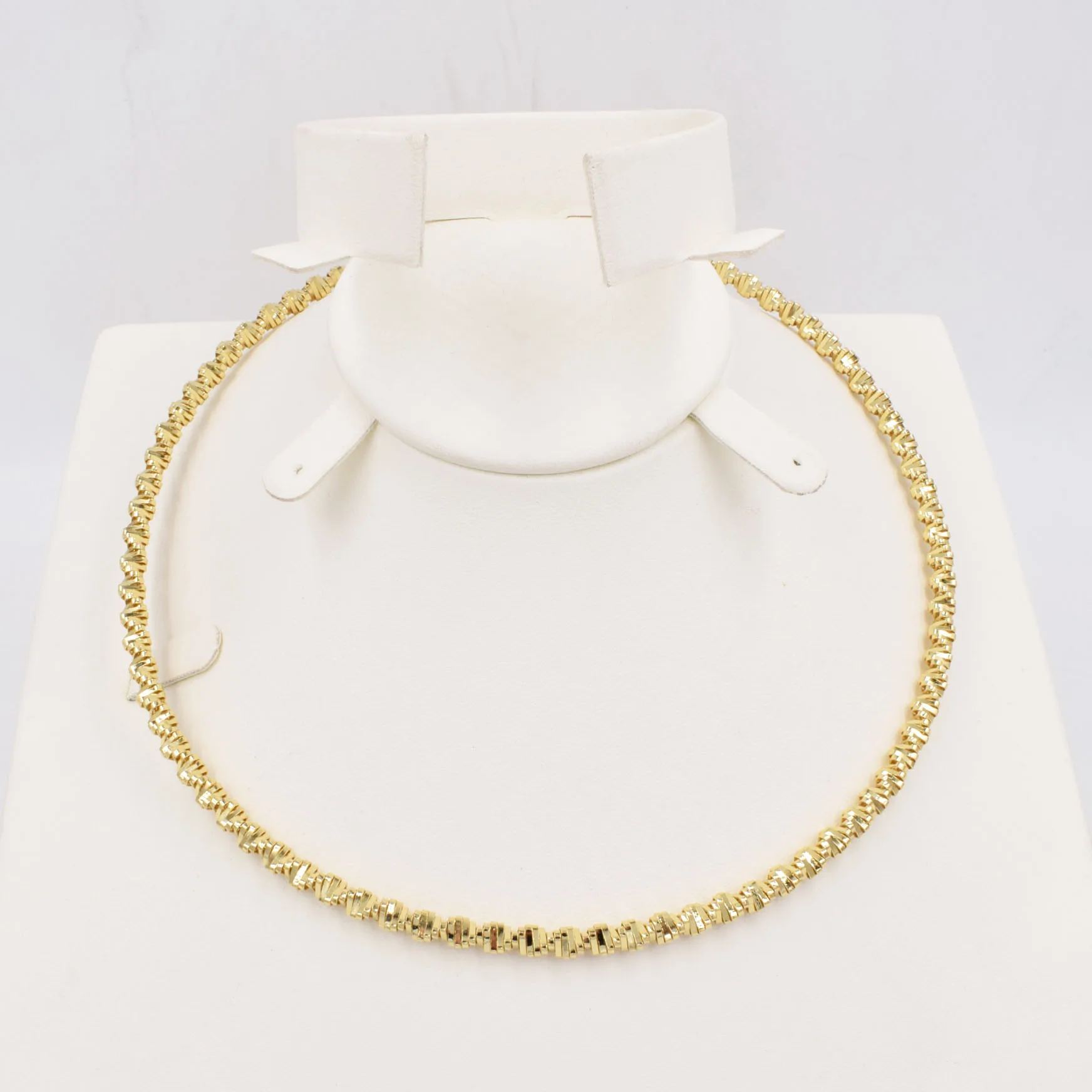 

Новое высококачественное ювелирное изделие Ltaly 750 золотого цвета для женщин, Африканское модное ожерелье, ювелирные изделия, Новое высокока...