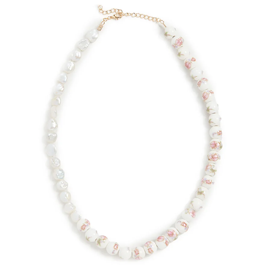 Керамическое ожерелье с бусинами