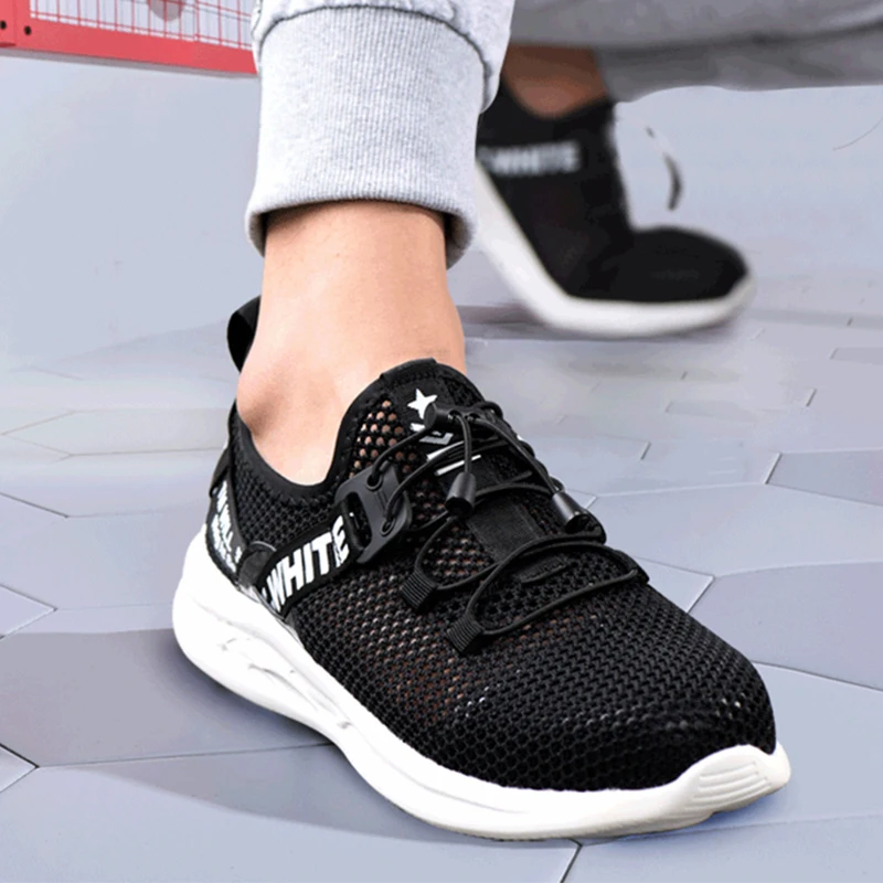 

Dropshipping Safety Shoes for Men Steel Toe Work Boots Puncture-Proof Work Sneakers Breathable Work Shoes