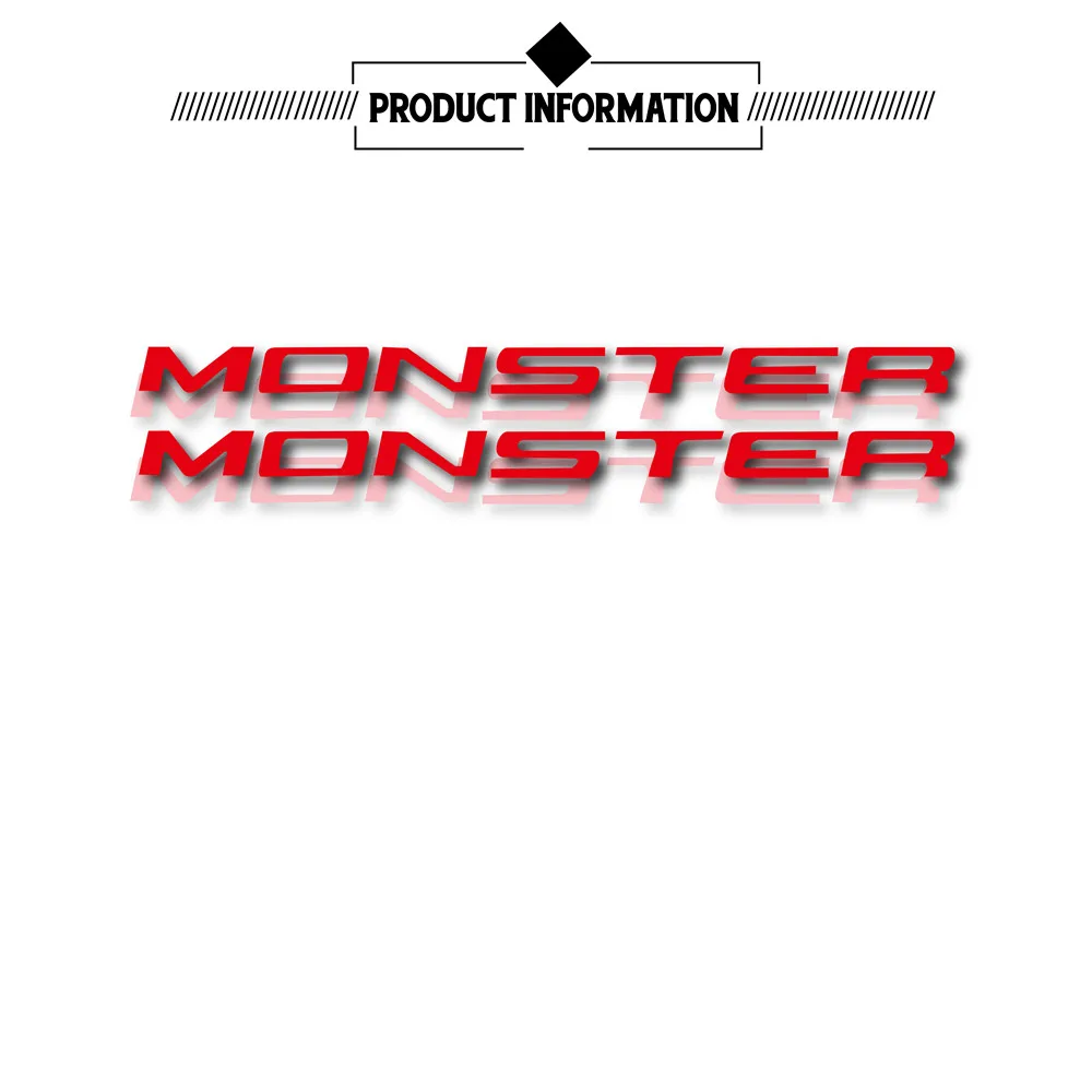 

New motorcycle fuel tank sticker reflective waterproof creative decals helmet logo for Ducati monster MONSTER 600 620 646 690
