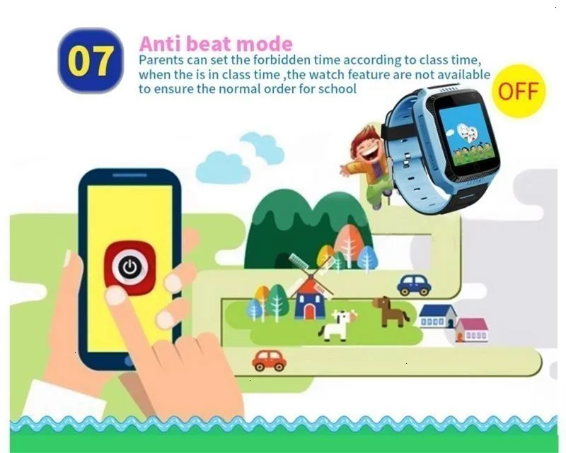 COXRY Smart Watch Kids Gps With Camera Flashlight Baby Watch SOS Call Location Device Tracker For Children Safe PK Q100 Q90 Q60