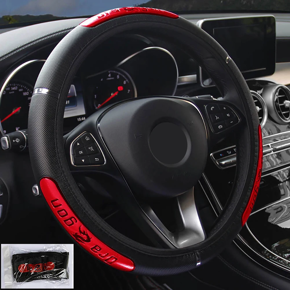 

Car Steering Wheel Cover Dragon Hand 14.5-15 Inches In Diameter Auto Wheel Protector Cover Car Interior Assessoires