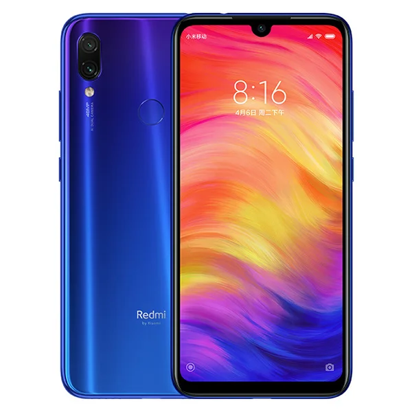 Глобальный Встроенная память Xiaomi Redmi Note 7 64 Гб Встроенная память 6 ГБ Оперативная память 2340*1080 6,3 дюйма, разрешение Full Экран Snapdragon 660 Octa Core 4000 мАч 48+ 13 Мп мобильного телефона из закаленного стекла - Цвет: Dream blue
