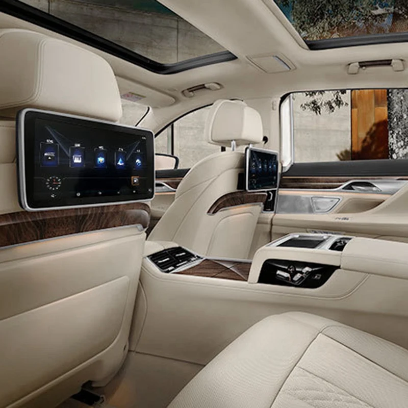 Автомобильный DVD-плеер с монитором на подголовник Android 8 1 для BMW X5 (F15) X6 2014