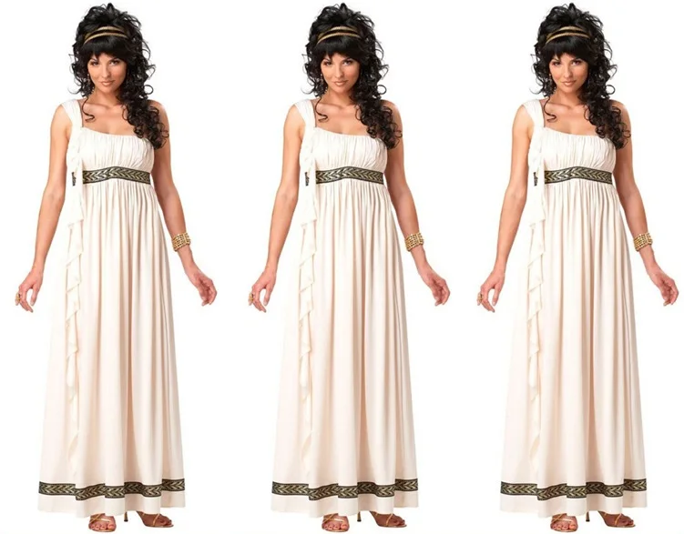 Новый костюм королевы богини Египта и Греции в древнем римском стиле для
